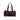 COACH Chelsea Satchel i brunt læder med sølvfarvede ringdetaljer, set forfra