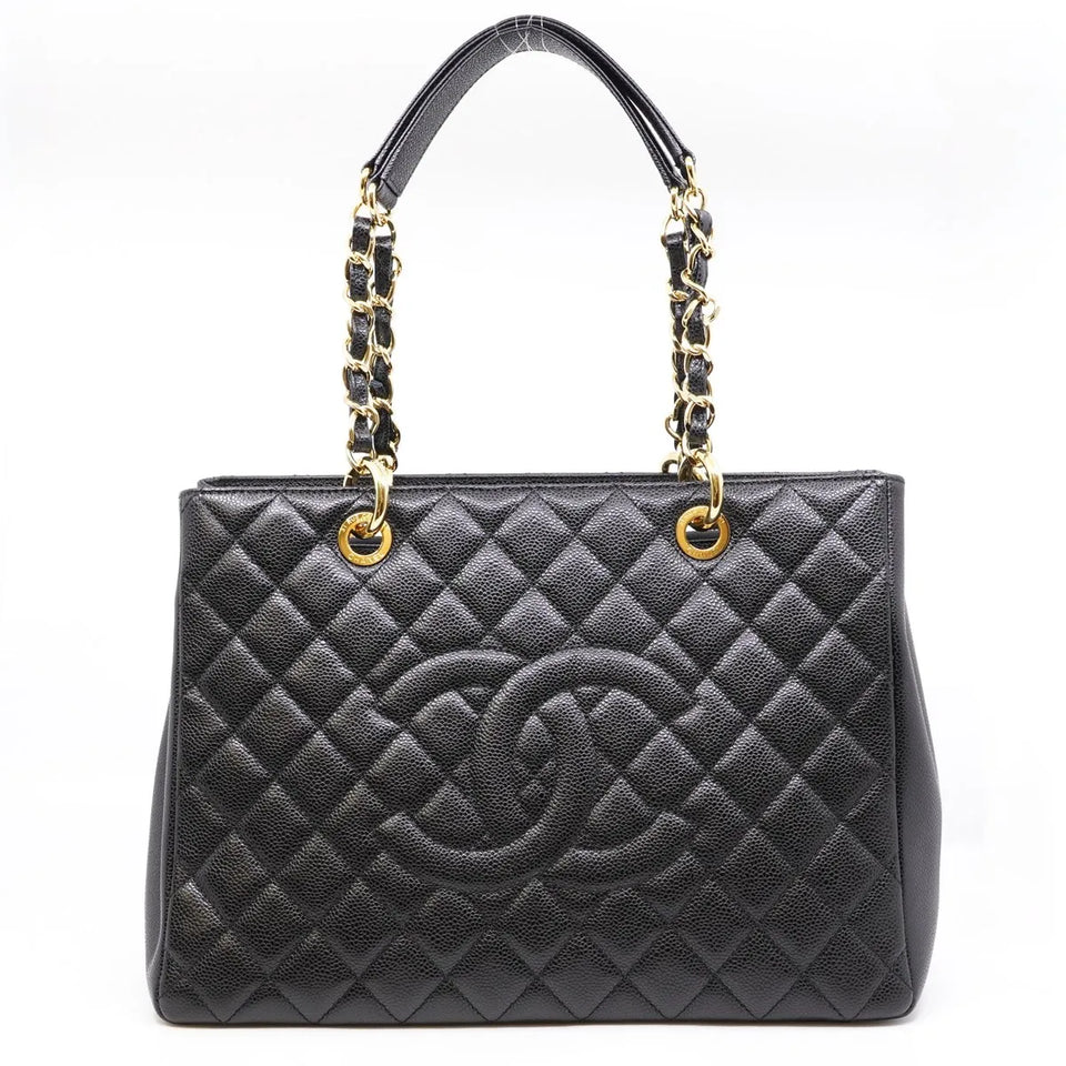 Chanel GST Grand Shopping Tote – Black Caviar / Gold Hardware