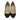 Jimmy Choo pumps i sort læder, set ovenfra
