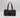 COACH Chelsea Satchel i brunt læder med sølvfarvede ringdetaljer, set forfra
