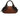 Fendi Spy Bag i brunt nappaskind med snoede hanke, set forfra