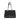 Chanel Grand Shopping Tote i sort quiltet caviar-læder med kædehanke, set forfra
